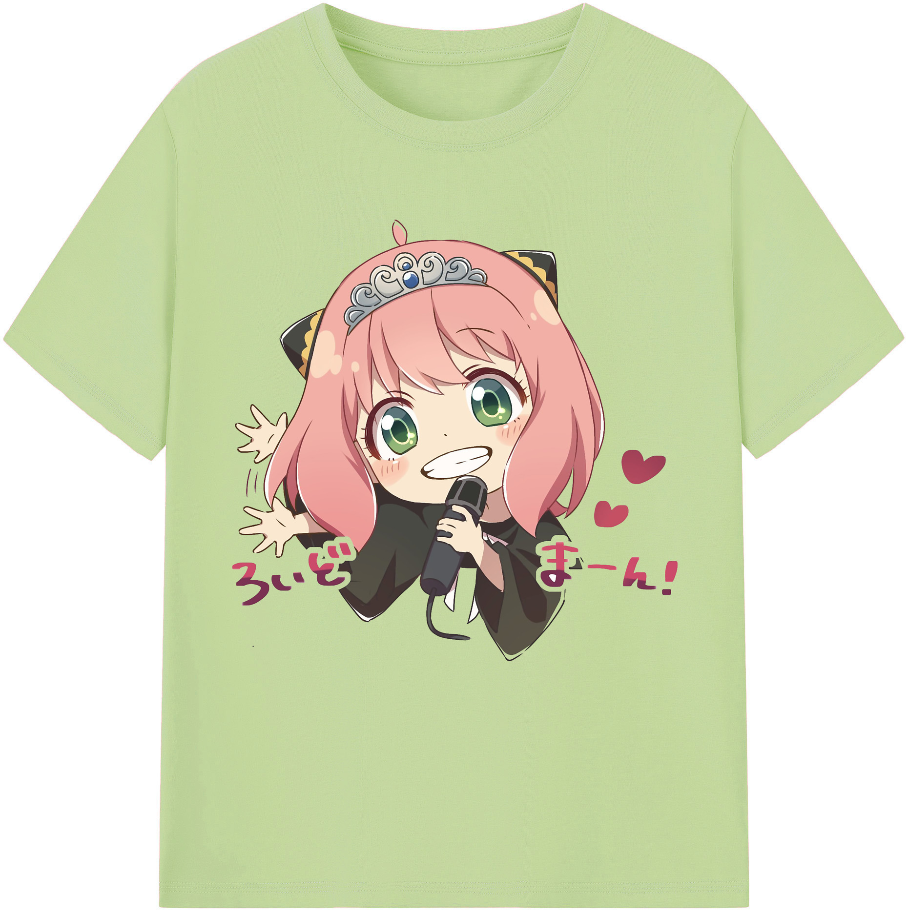 （画像用） SPY×FAMILY间谍家家酒 綿100％半袖Tシャツ（フロントプリント）